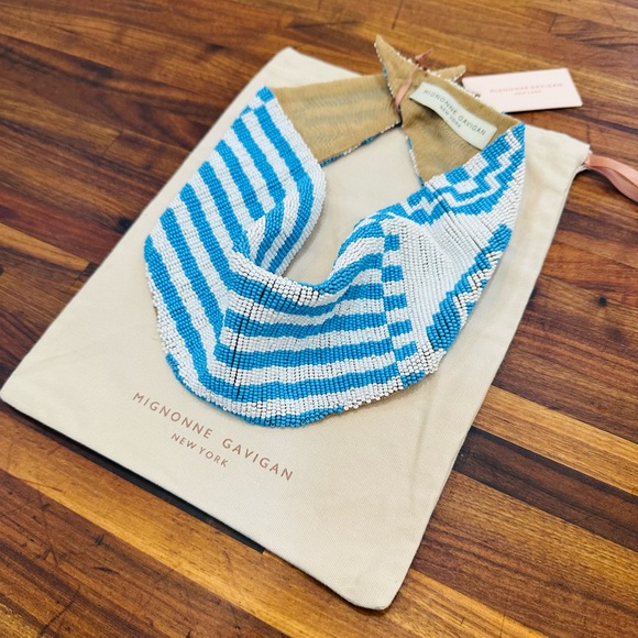 NWT - Mignonne Gavigan Aztec Beaded Scarf Necklace Mini - Picture 2 of 15